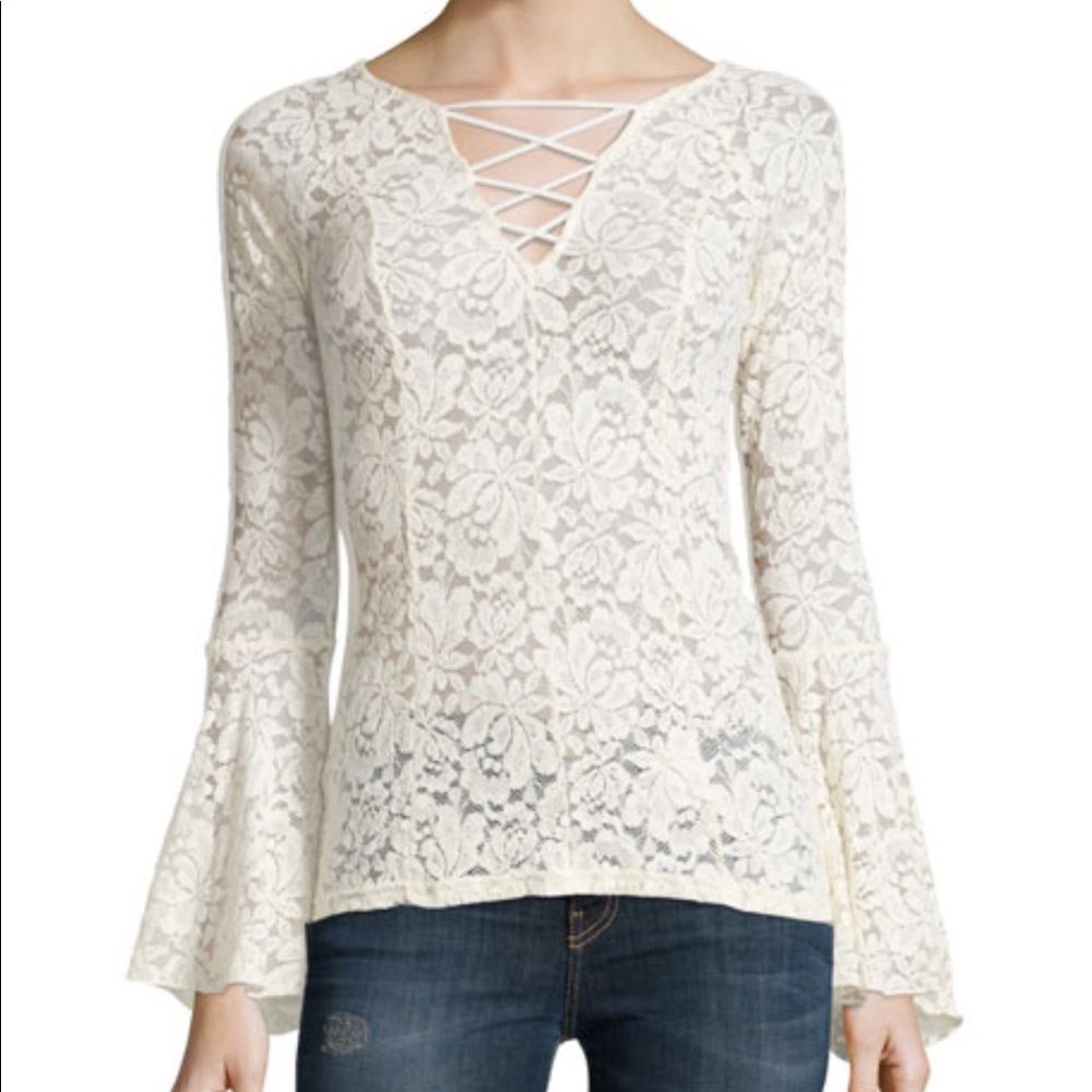 Romeo and Juliet Lace up top size small